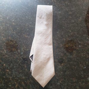 Hugo Boss Taupe Solid Silk Tie, Textured